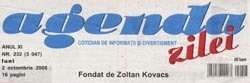 Agenda zilei - 02 octombrie 2006